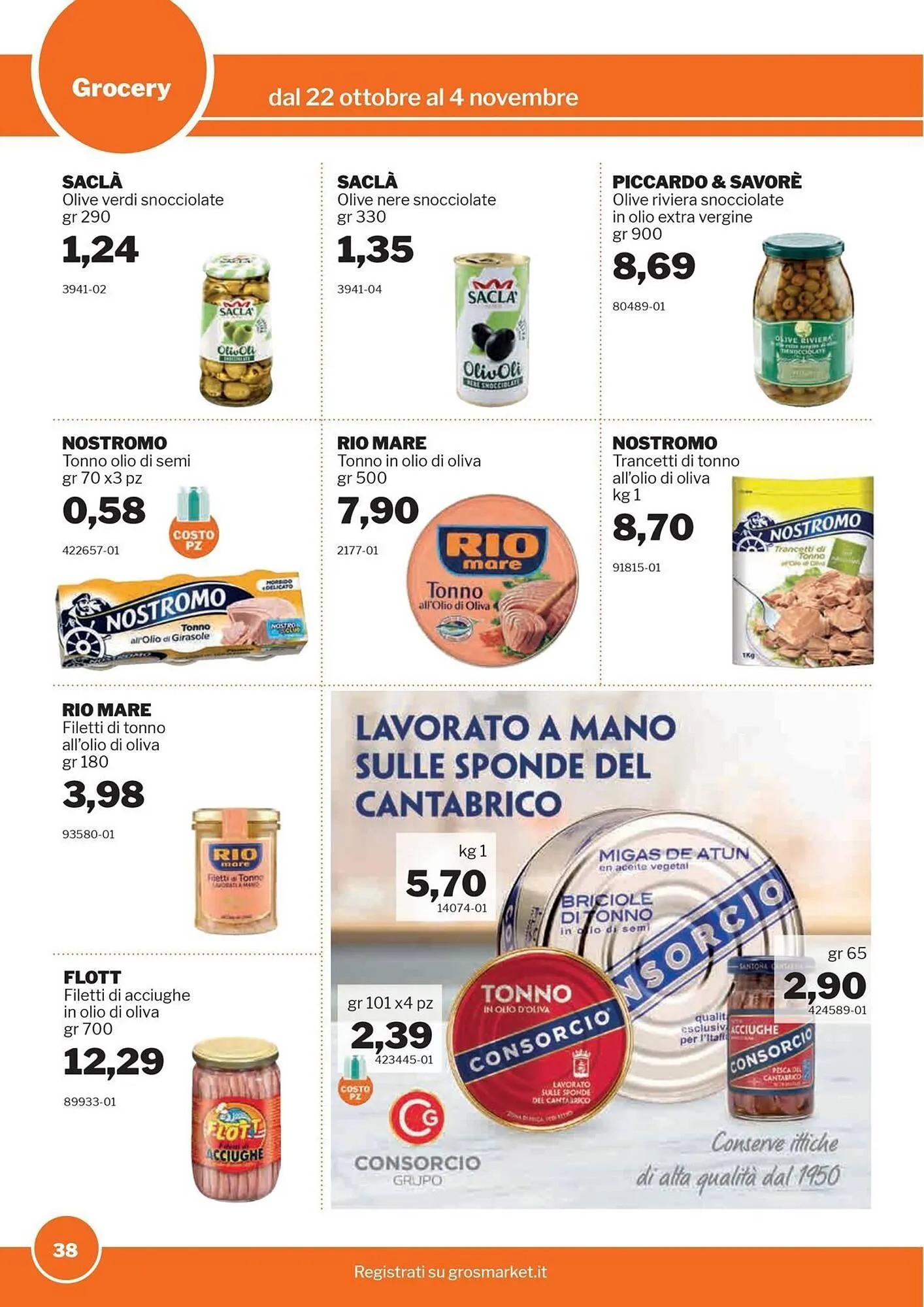 Volantino GrosMarket da 22 ottobre a 4 novembre di 2025 - Pagina del volantino 38