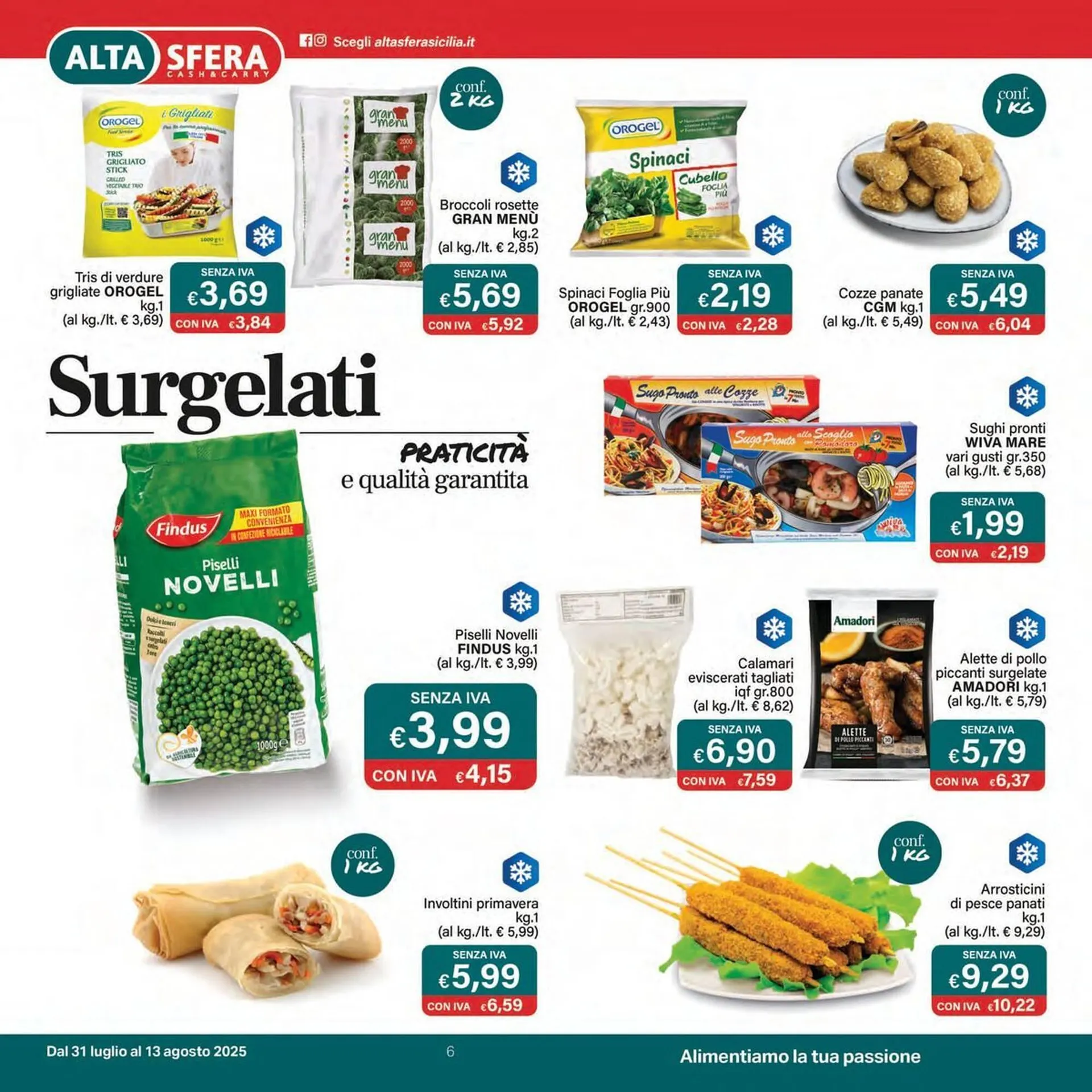 Volantino Altasfera da 31 luglio a 13 agosto di 2025 - Pagina del volantino 6