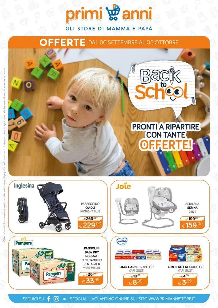 Back to school da 9 settembre a 2 ottobre di 2024 - Pagina del volantino 1