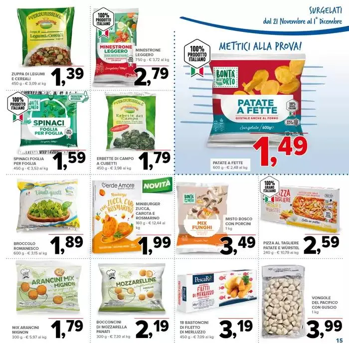 La forza di todis da 21 novembre a 1 dicembre di 2024 - Pagina del volantino 15