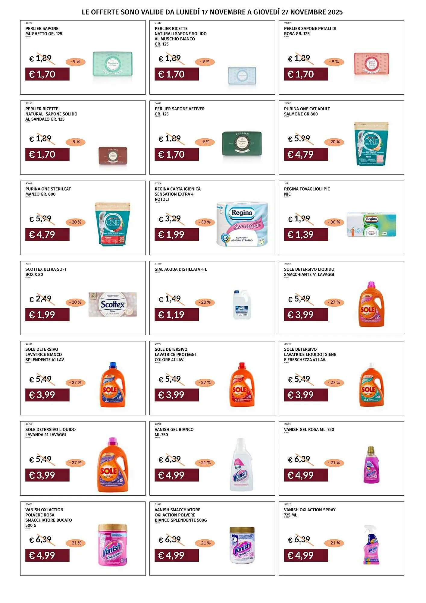 Volantino Prezzemolo e Vitale da 17 novembre a 27 novembre di 2025 - Pagina del volantino 40