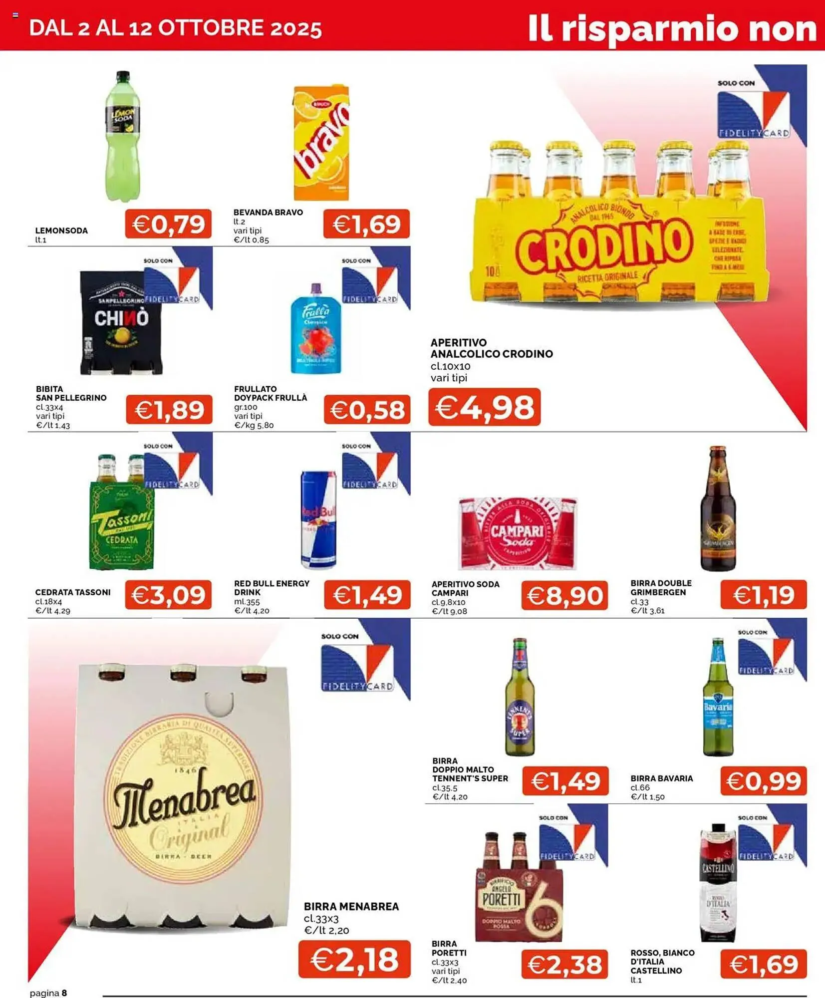 Volantino Mercatò da 2 ottobre a 12 ottobre di 2025 - Pagina del volantino 8