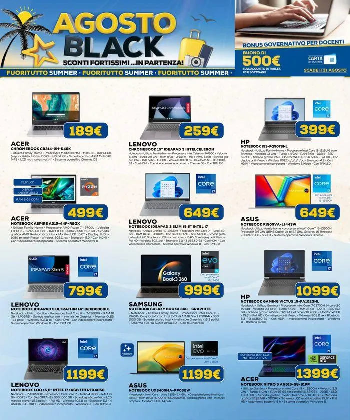 Agosto Black da 1 agosto a 21 agosto di 2024 - Pagina del volantino 12