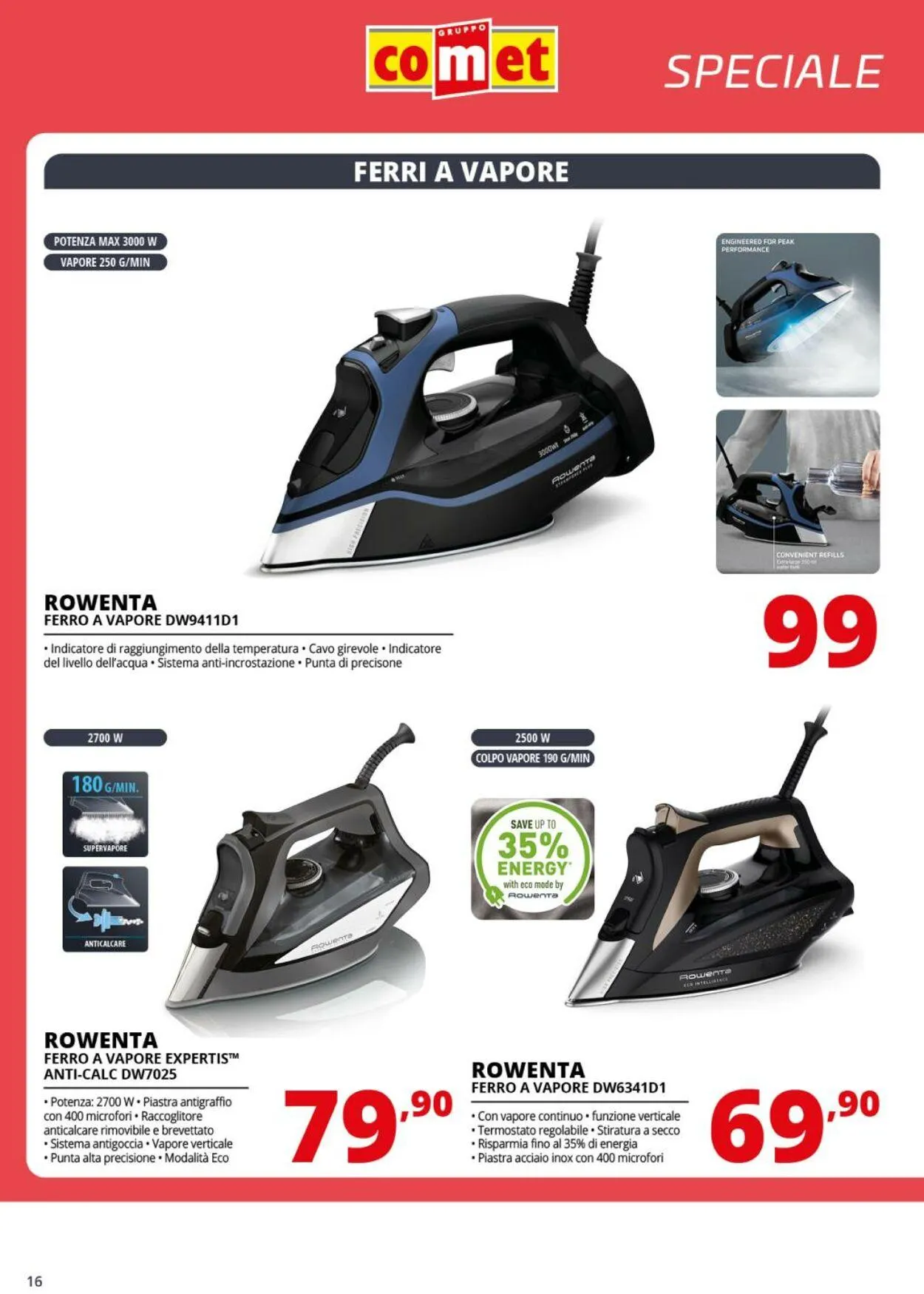 Comet Volantino attuale da 1 agosto a 20 agosto di 2025 - Pagina del volantino 16
