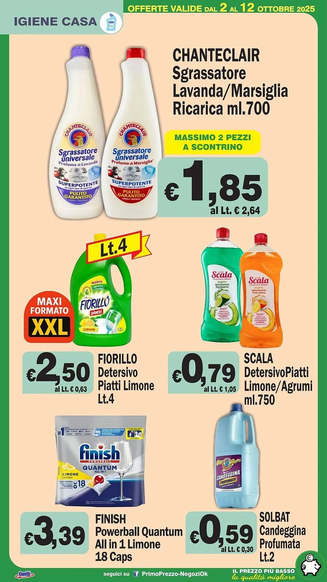 Volantino Primo Prezzo da 2 ottobre a 12 ottobre di 2025 - Pagina del volantino 15