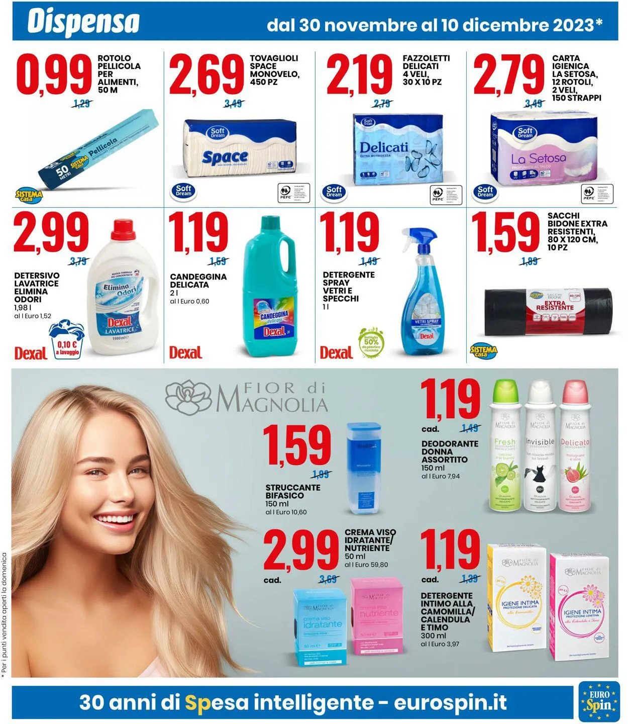 EURO Spin Volantino attuale da 30 novembre a 10 dicembre di 2023 - Pagina del volantino 11