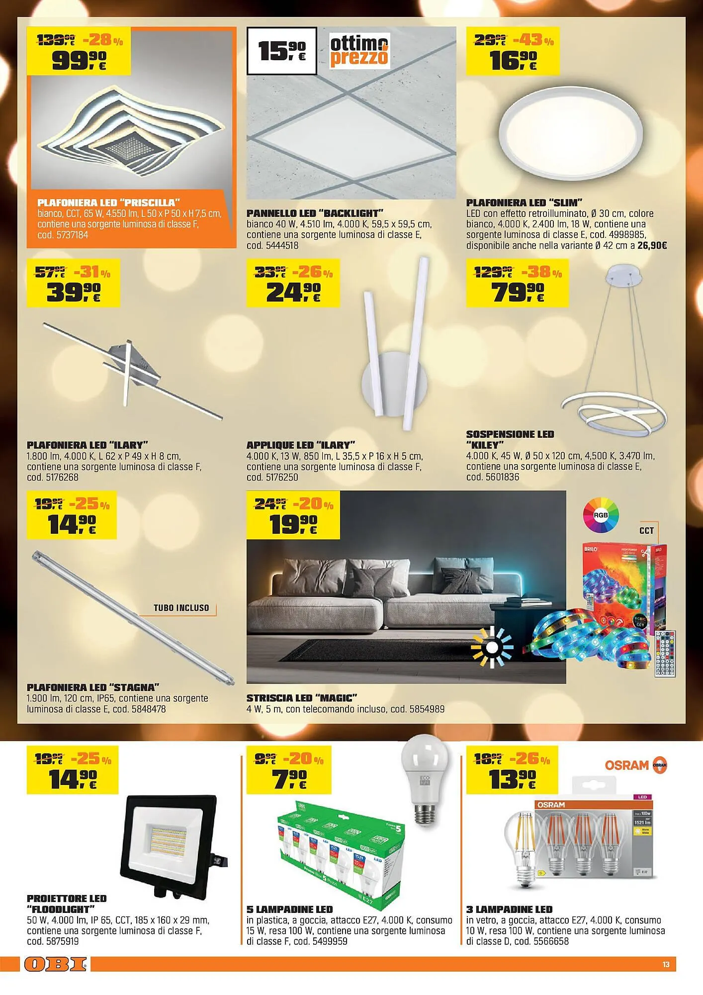 Volantino OBI da 1 ottobre a 26 ottobre di 2025 - Pagina del volantino 13