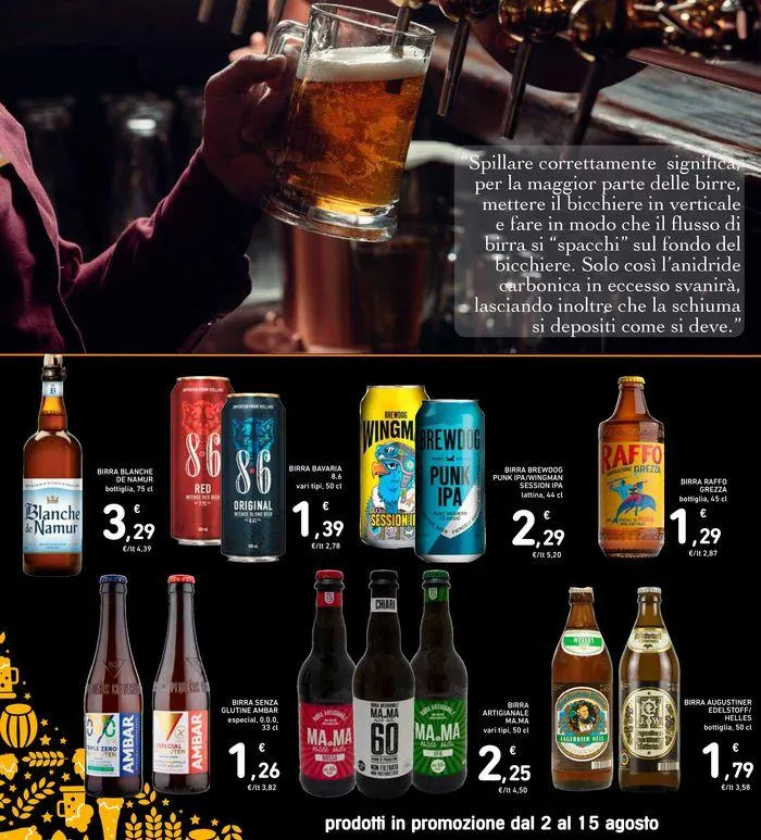 Giornata mondiale della birra da 2 agosto a 15 agosto di 2024 - Pagina del volantino 4
