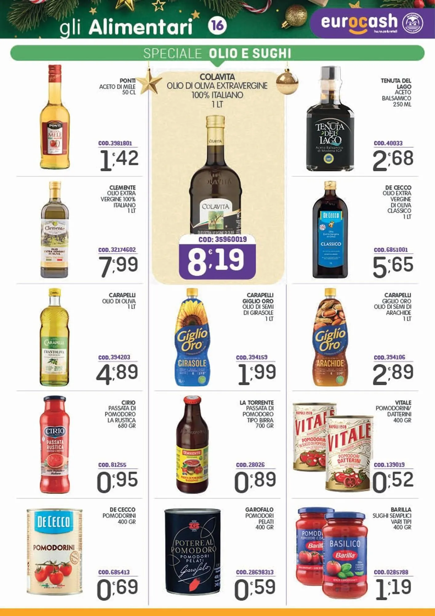 Volantino Eurocash da 8 dicembre a 24 dicembre di 2025 - Pagina del volantino 16