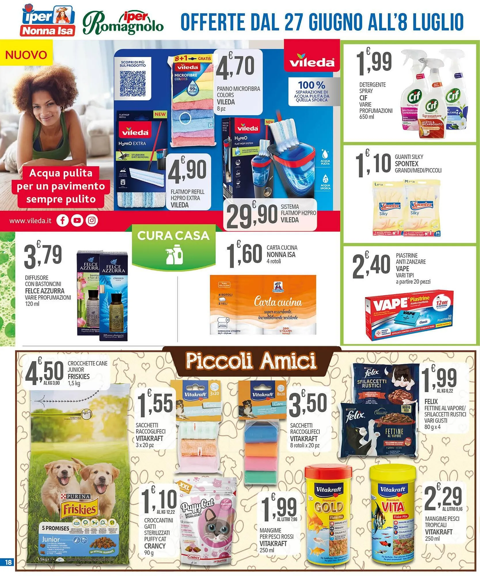 Volantino Iper Romagnolo da 27 giugno a 8 luglio di 2025 - Pagina del volantino 18