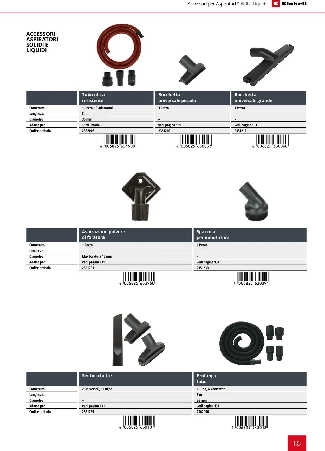Einhell da 17 giugno a 17 dicembre di 2025 - Pagina del volantino 133