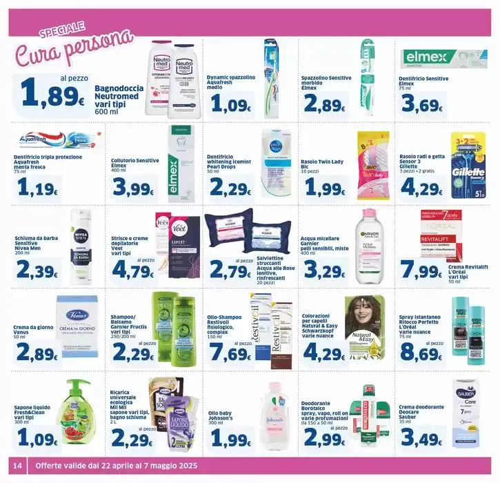 Sconti che volano alto, Sigma da 22 aprile a 7 maggio di 2025 - Pagina del volantino 14