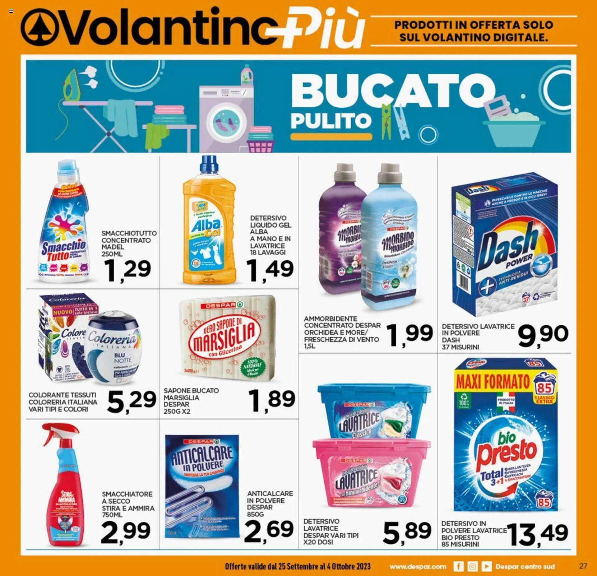 Volantino Interspar da 25 settembre a 4 ottobre di 2023 - Pagina del volantino 27