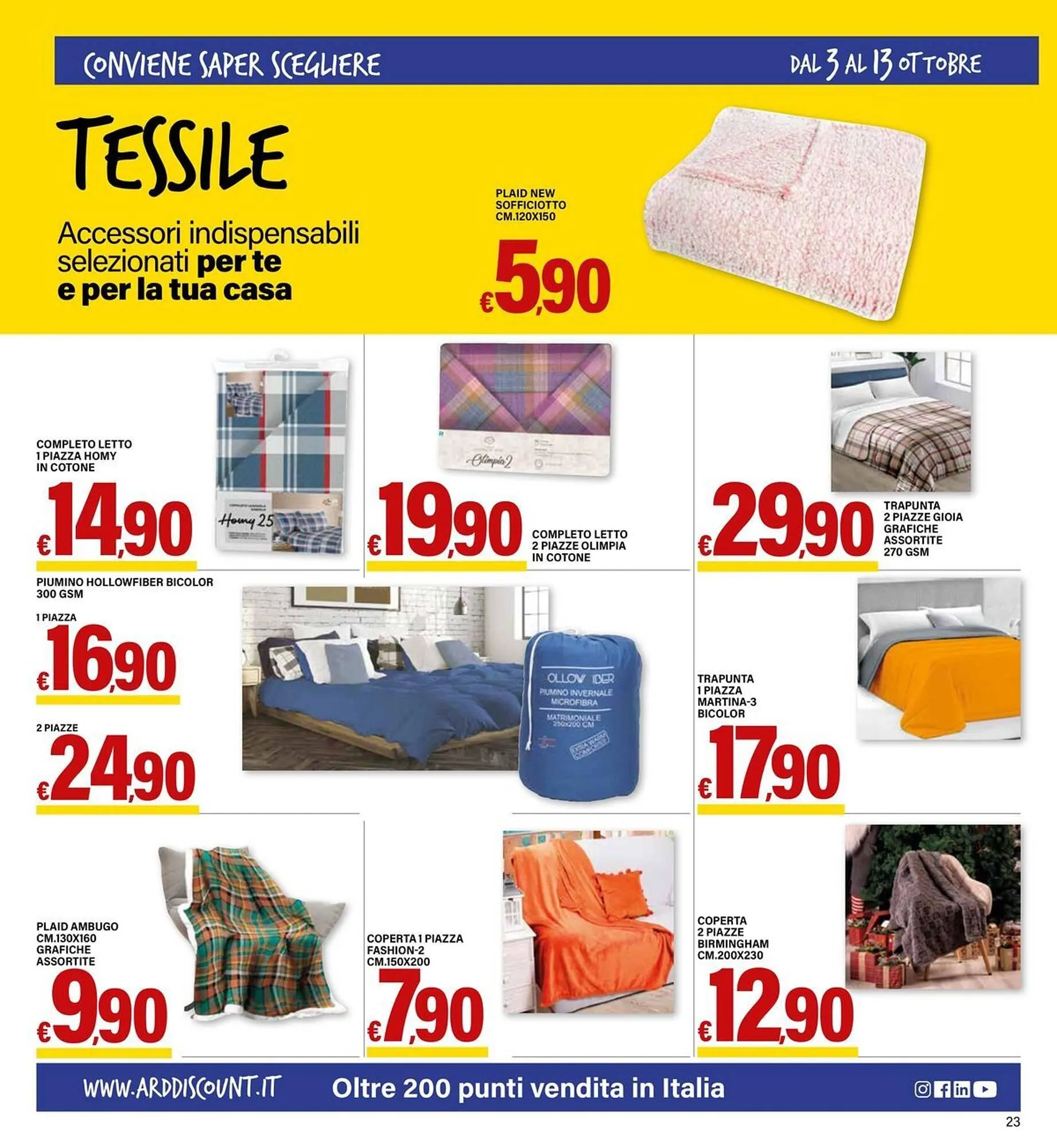 Volantino Ard Discount da 3 ottobre a 13 ottobre di 2024 - Pagina del volantino 23