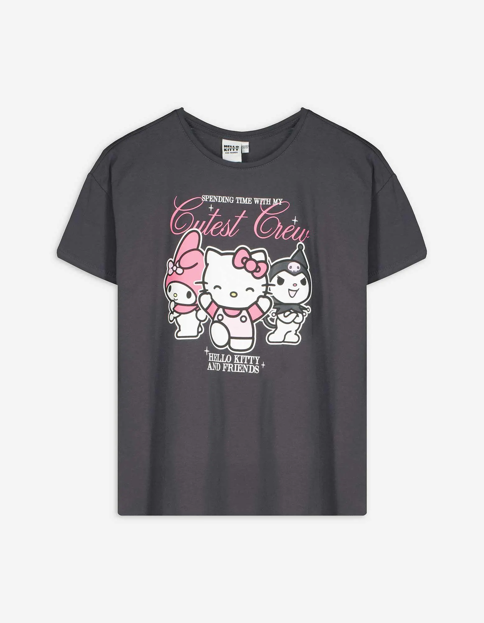 T-shirt - Hello Kitty - grigio scuro