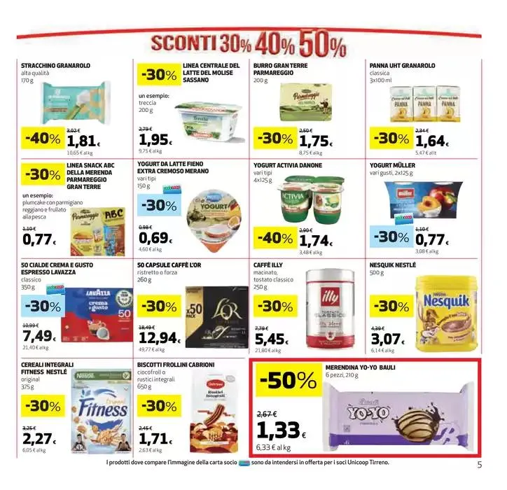 Sconti 30% 40% 50% da 27 marzo a 9 aprile di 2025 - Pagina del volantino 5