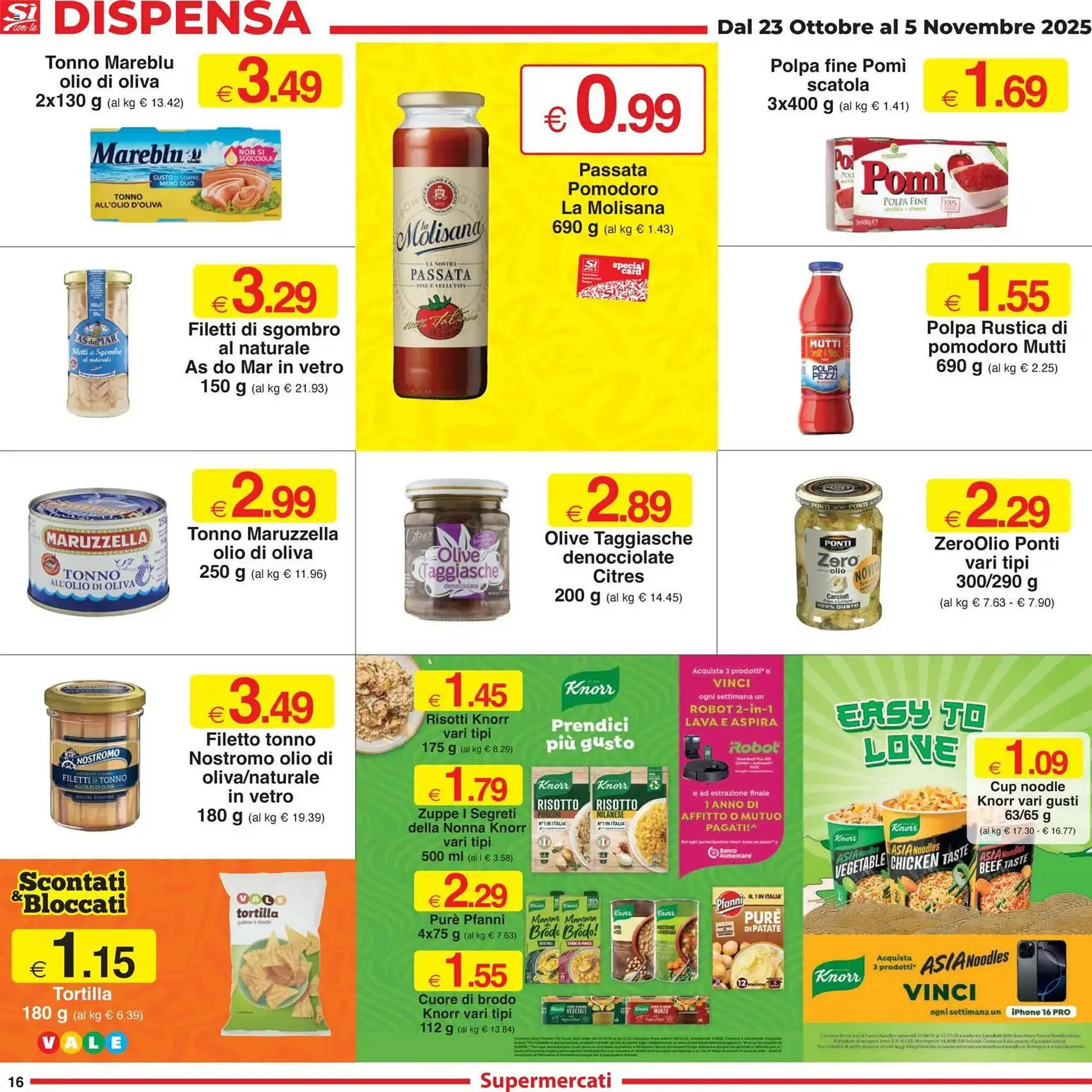 Volantino Sì con te da 23 ottobre a 5 novembre di 2025 - Pagina del volantino 16