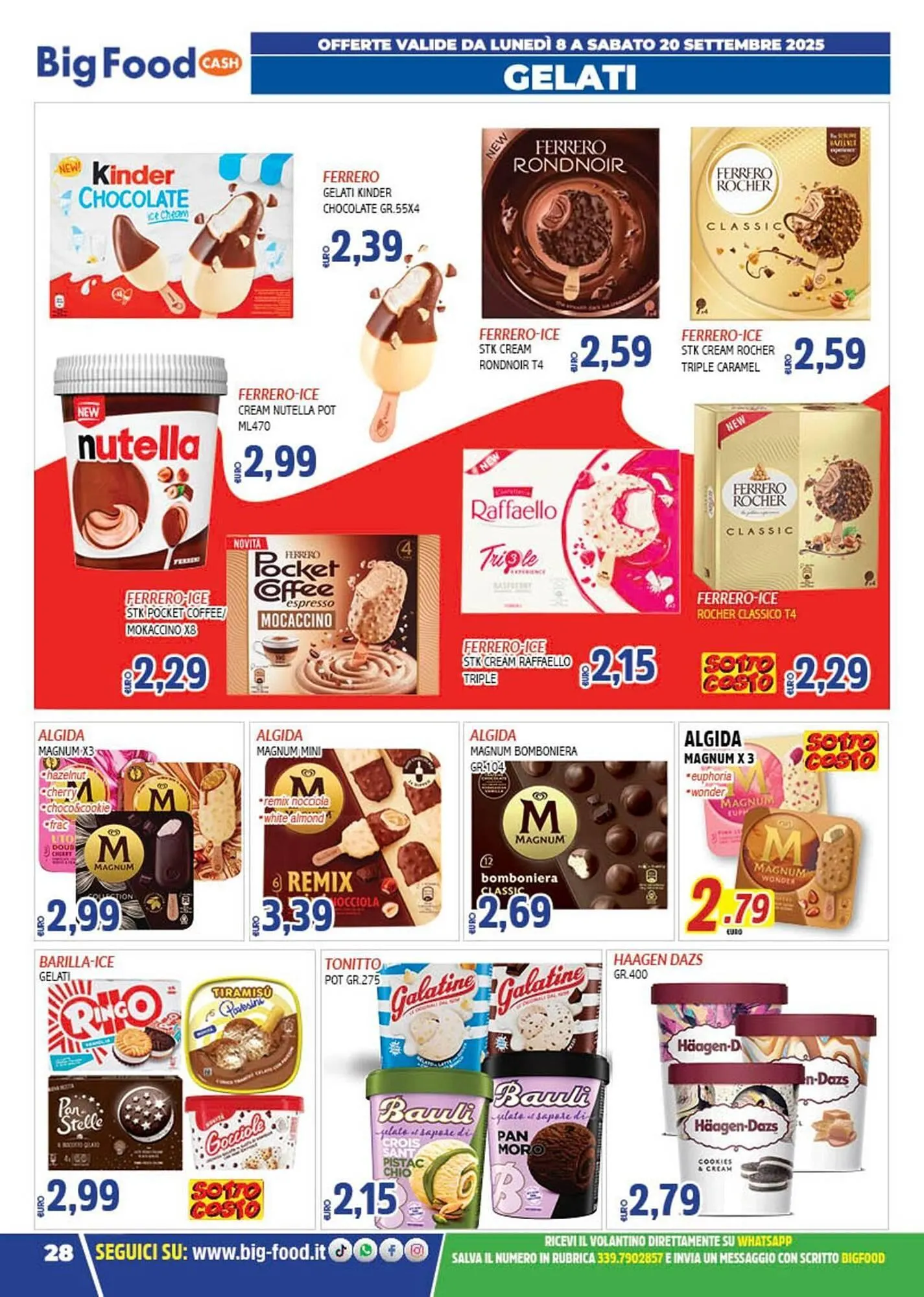 Volantino Big Food da 8 settembre a 20 settembre di 2025 - Pagina del volantino 28