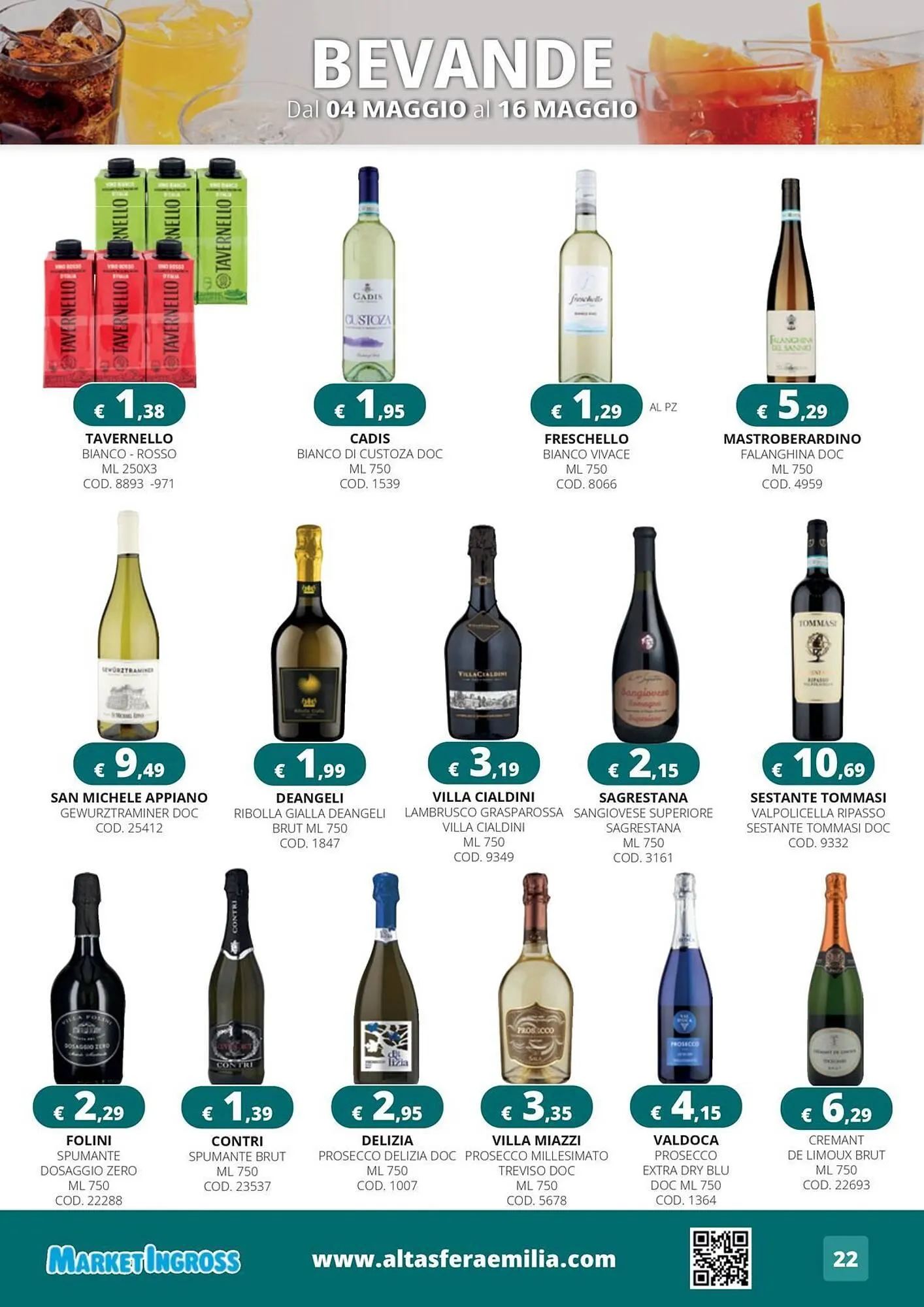 Volantino Altasfera da 4 maggio a 16 maggio di 2026 - Pagina del volantino 22
