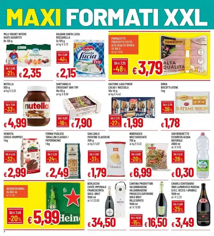 MAXI FORMATI XXL da 28 marzo a 9 aprile di 2025 - Pagina del volantino 4