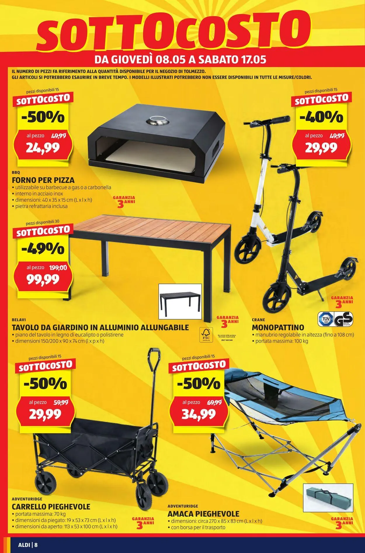 Aldi Volantino attuale da 4 maggio a 18 maggio di 2025 - Pagina del volantino 8