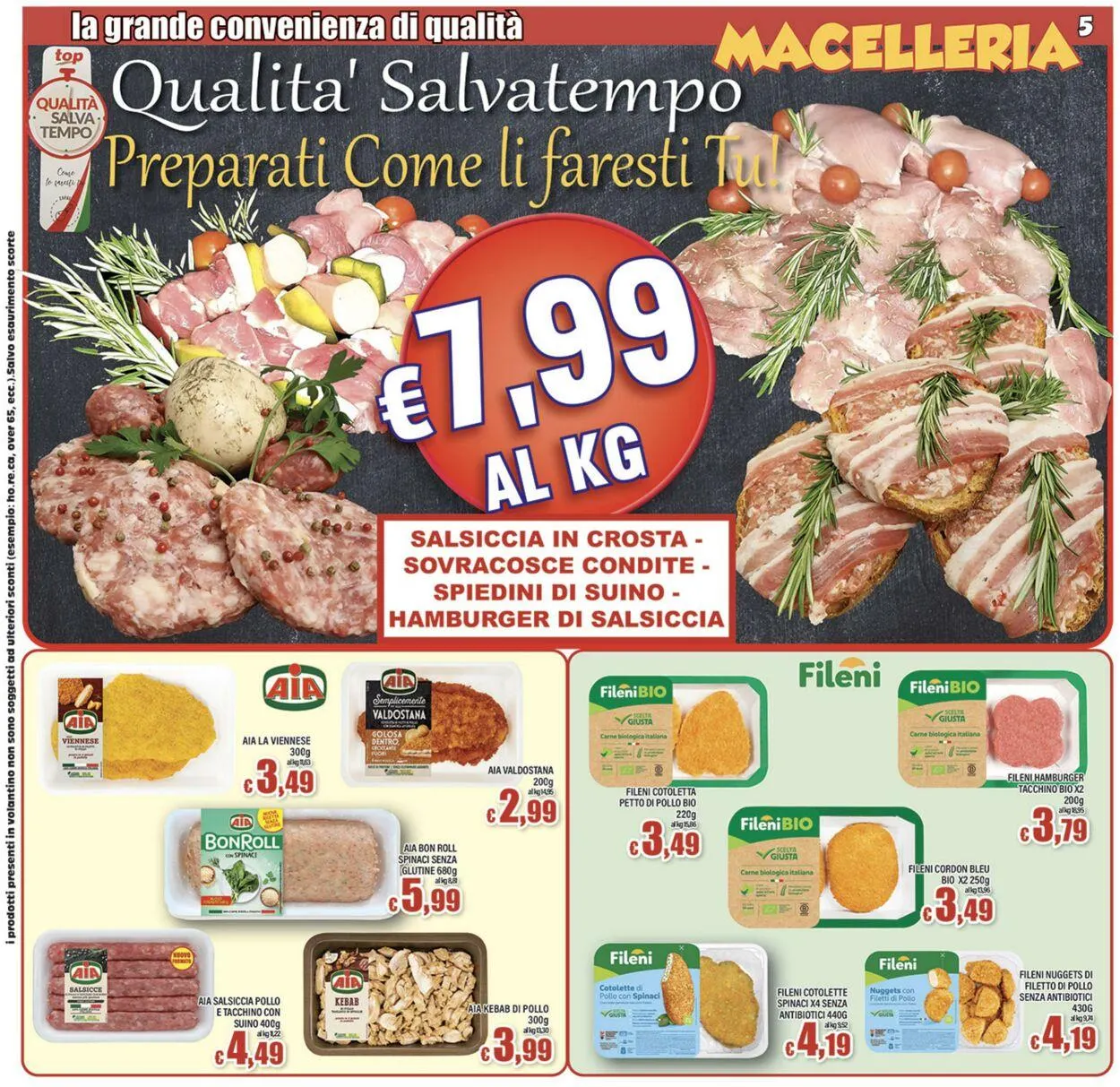 Top Supermercati Volantino attuale da 23 ottobre a 6 novembre di 2025 - Pagina del volantino 5