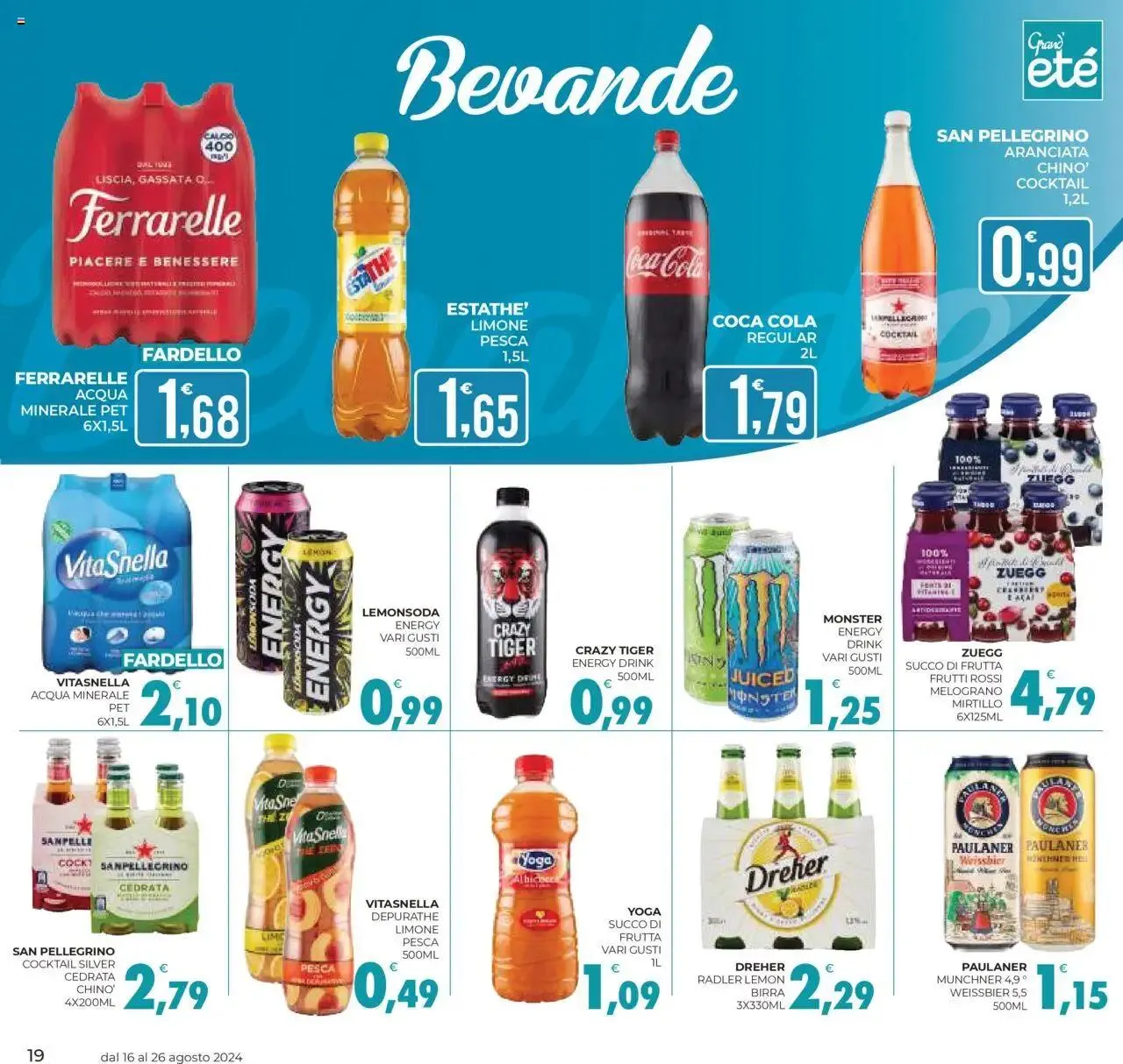 Volantino Eté - Grandeté da 16 agosto a 26 agosto di 2024 - Pagina del volantino 19