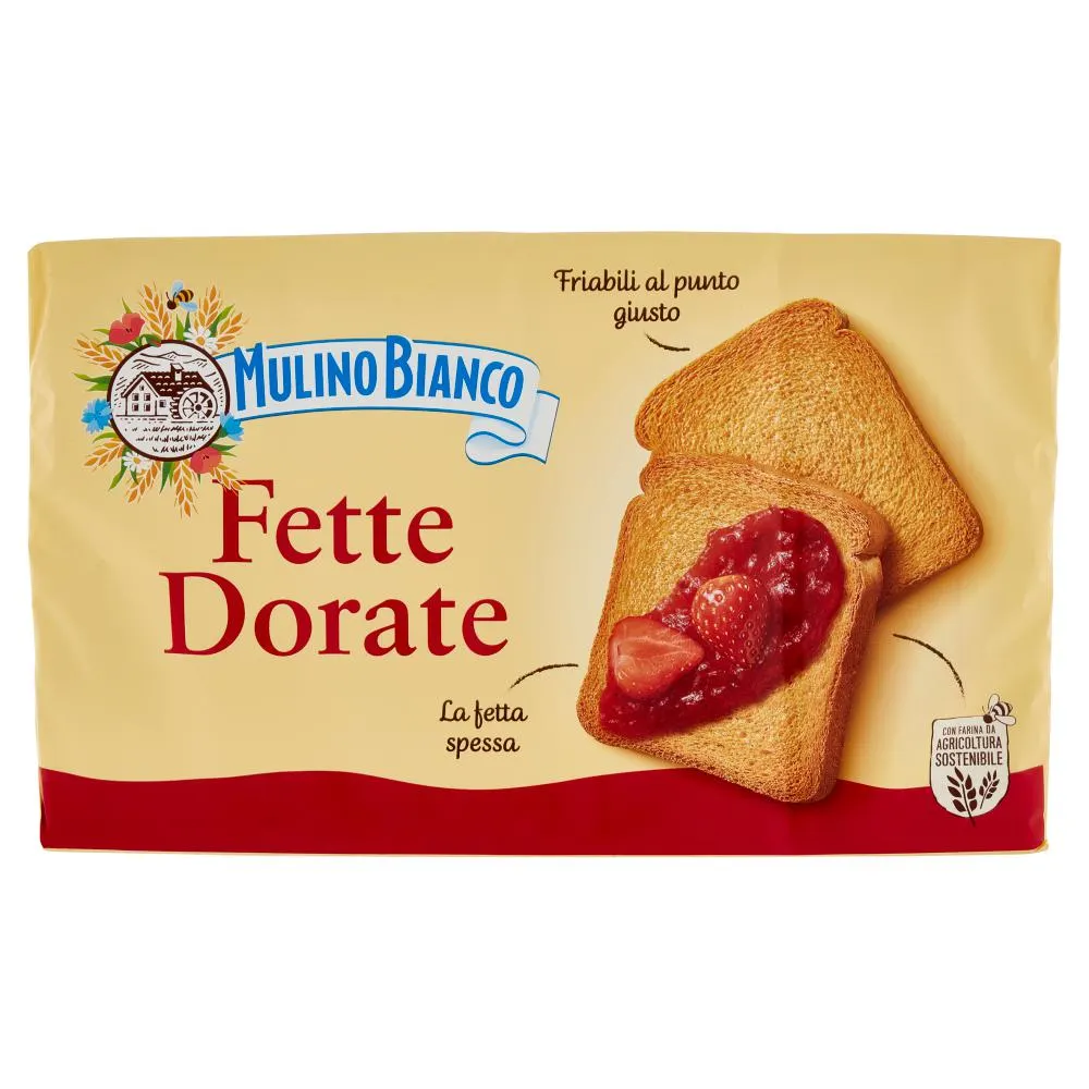 Mulino Bianco Fette Biscottate Dorate 630g
