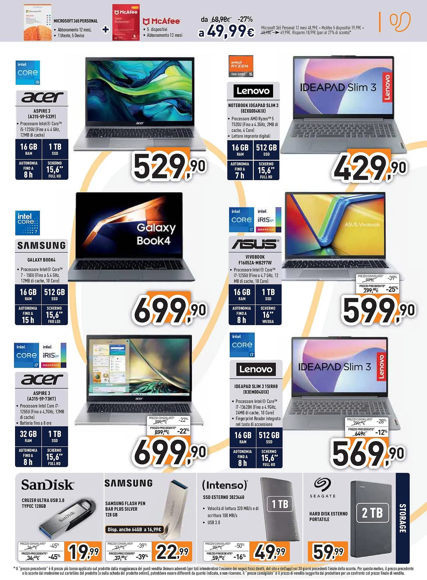 Volantino Unieuro da 27 novembre a 5 dicembre di 2024 - Pagina del volantino 9