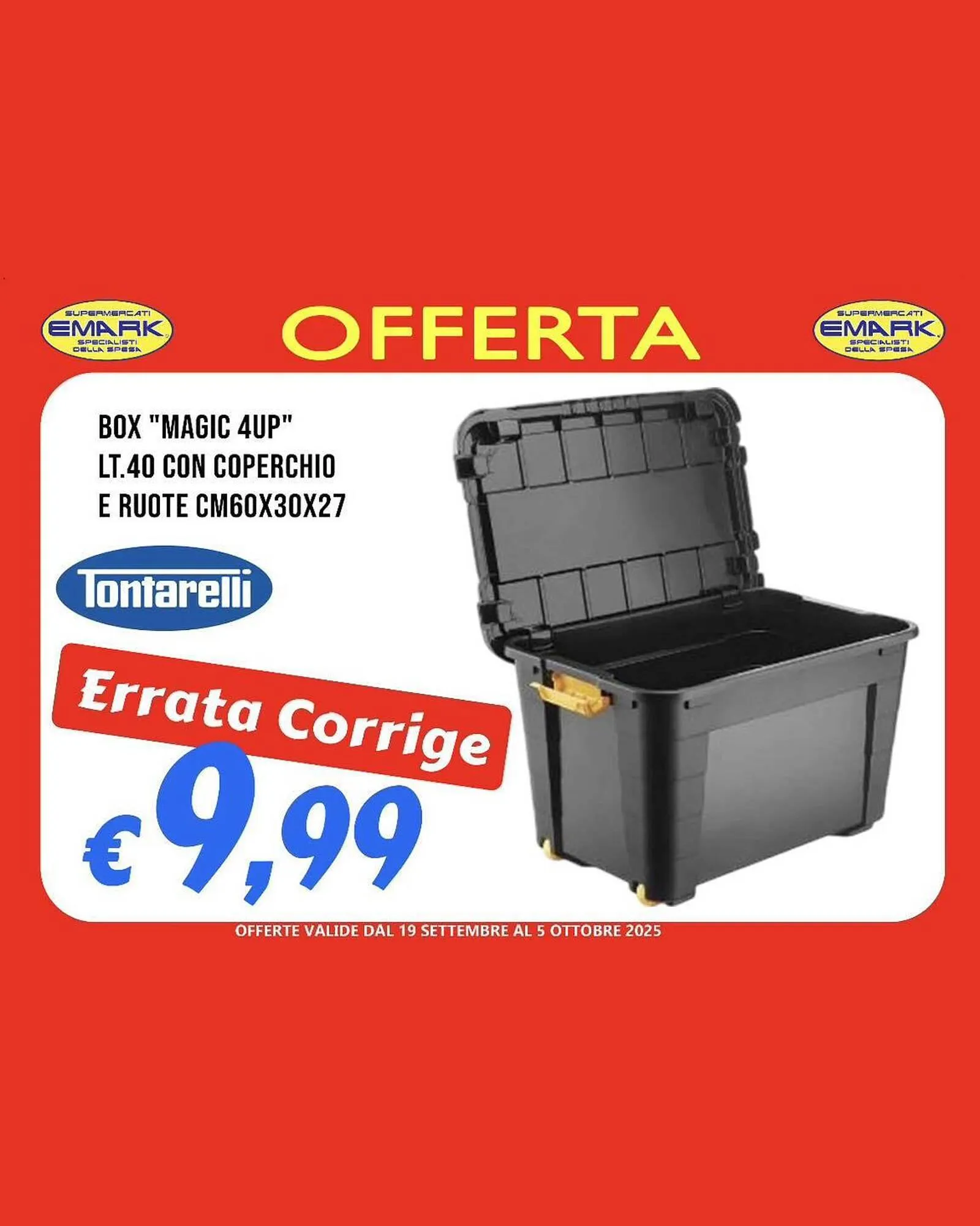 Volantino Supermercati Emark da 18 settembre a 24 settembre di 2025 - Pagina del volantino 1
