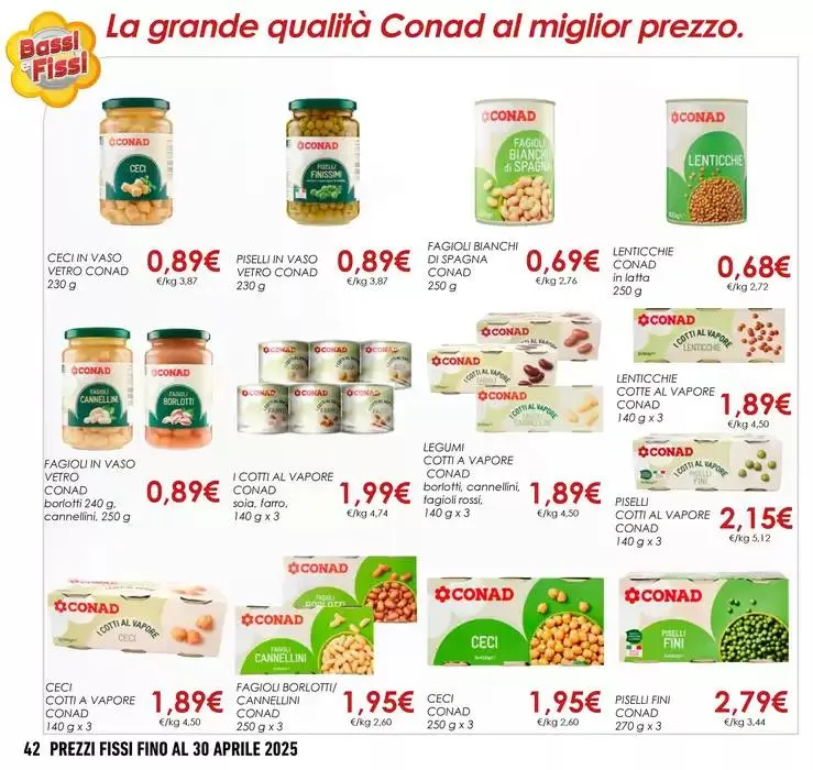 BASSI & FISSI da 2 gennaio a 30 aprile di 2025 - Pagina del volantino 42