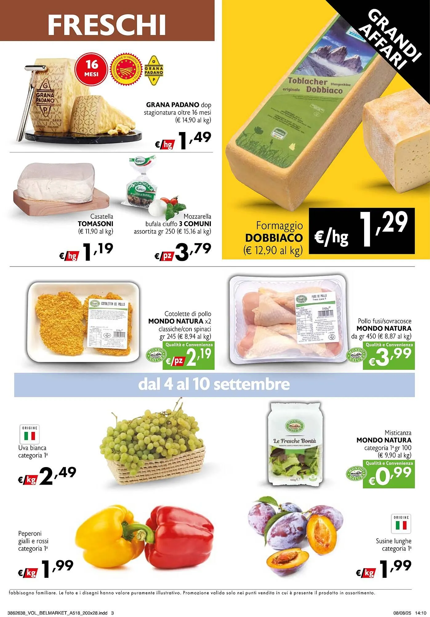 Volantino Belmarket da 28 agosto a 10 settembre di 2025 - Pagina del volantino 3