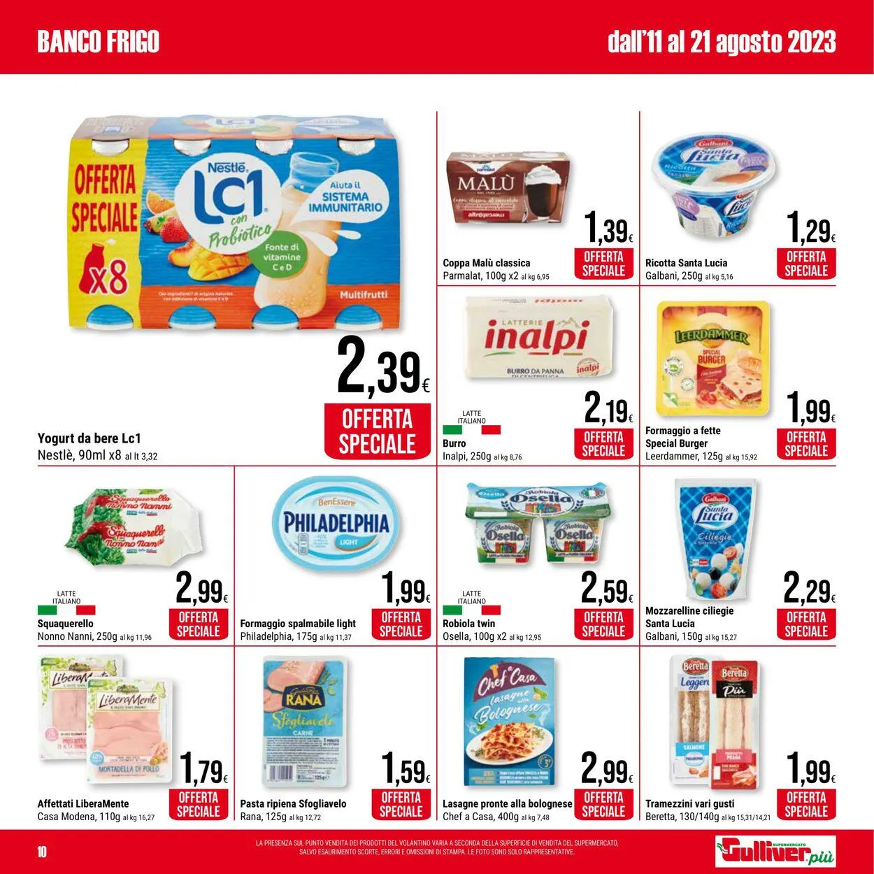 Gulliver Volantino attuale da 11 agosto a 21 agosto di 2023 - Pagina del volantino 10