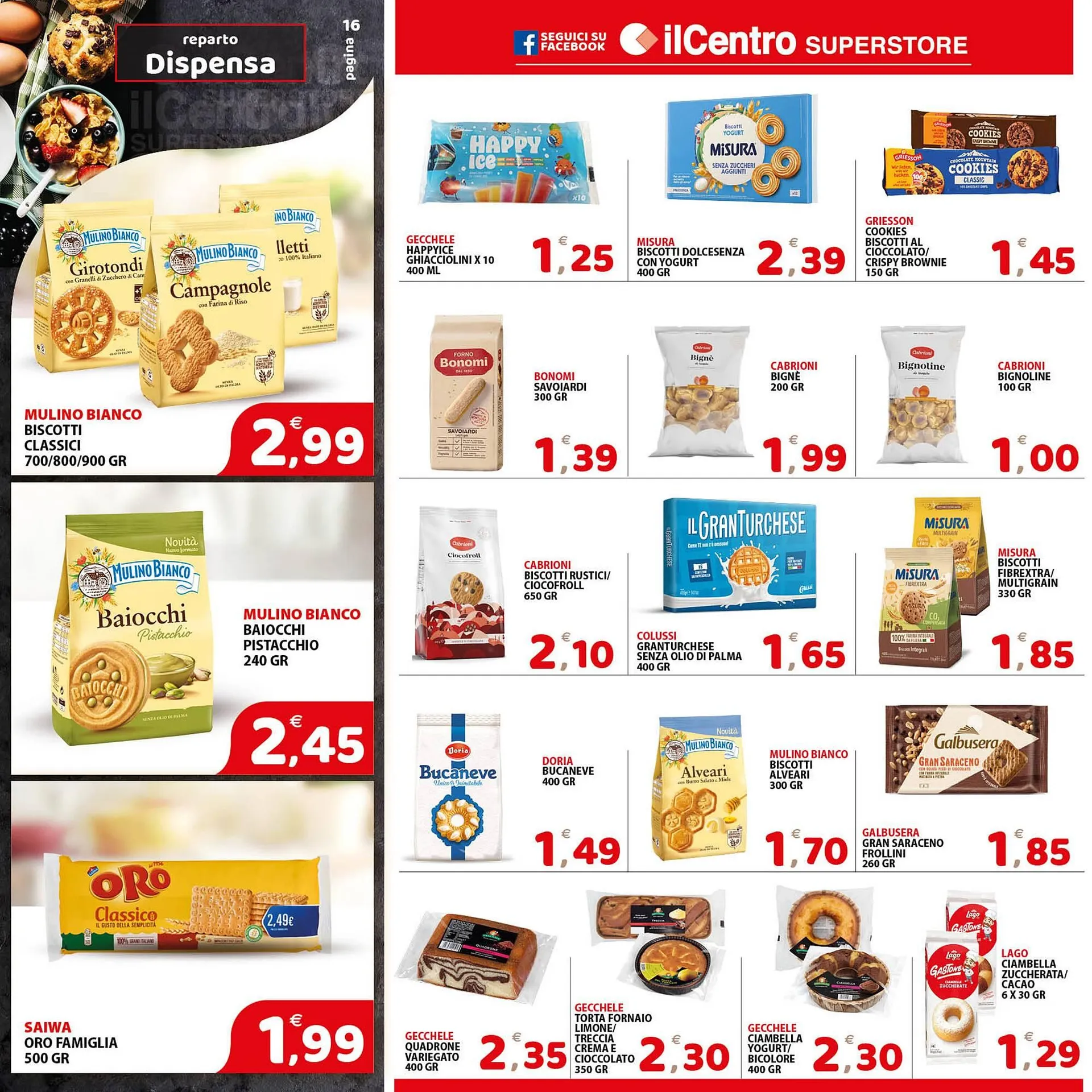 Volantino Il Centro Superstore da 6 agosto a 19 agosto di 2025 - Pagina del volantino 16