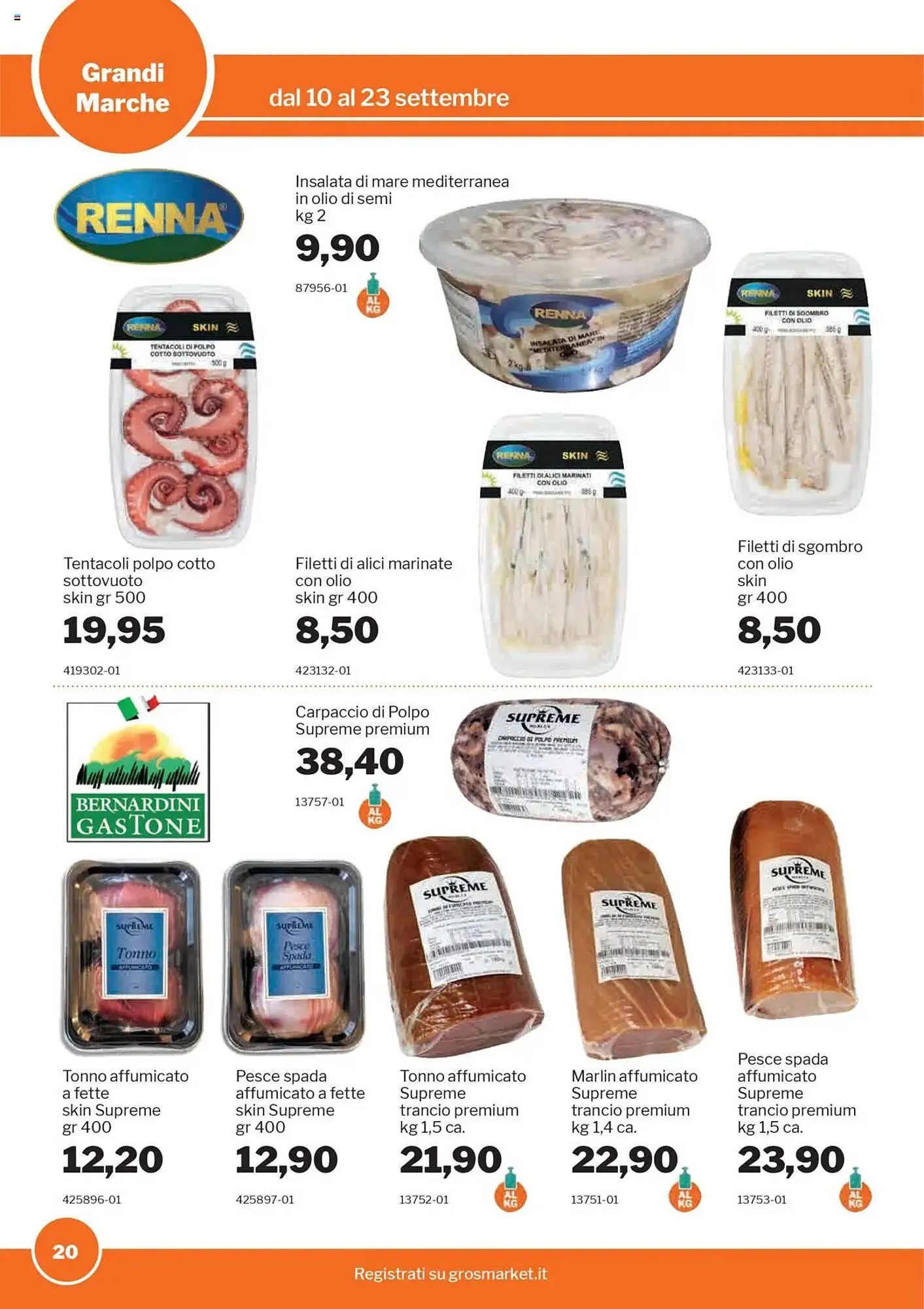 Volantino GrosMarket da 10 settembre a 23 settembre di 2025 - Pagina del volantino 20