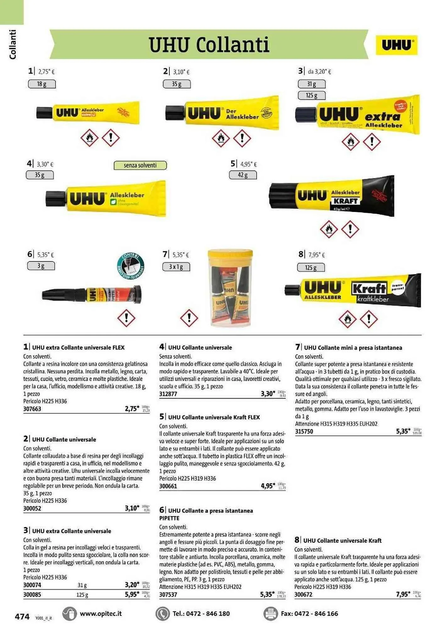 Volantino Opitec da 6 gennaio a 31 agosto di 2024 - Pagina del volantino 474