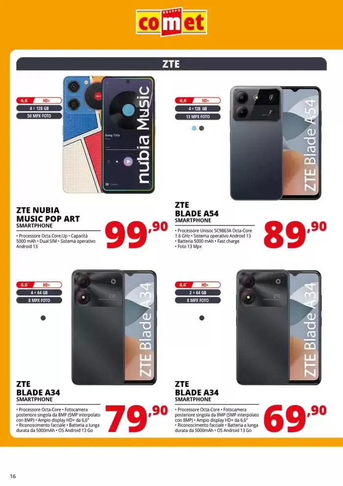 Speciale Telefonia da Comet! da 20 marzo a 2 aprile di 2025 - Pagina del volantino 16