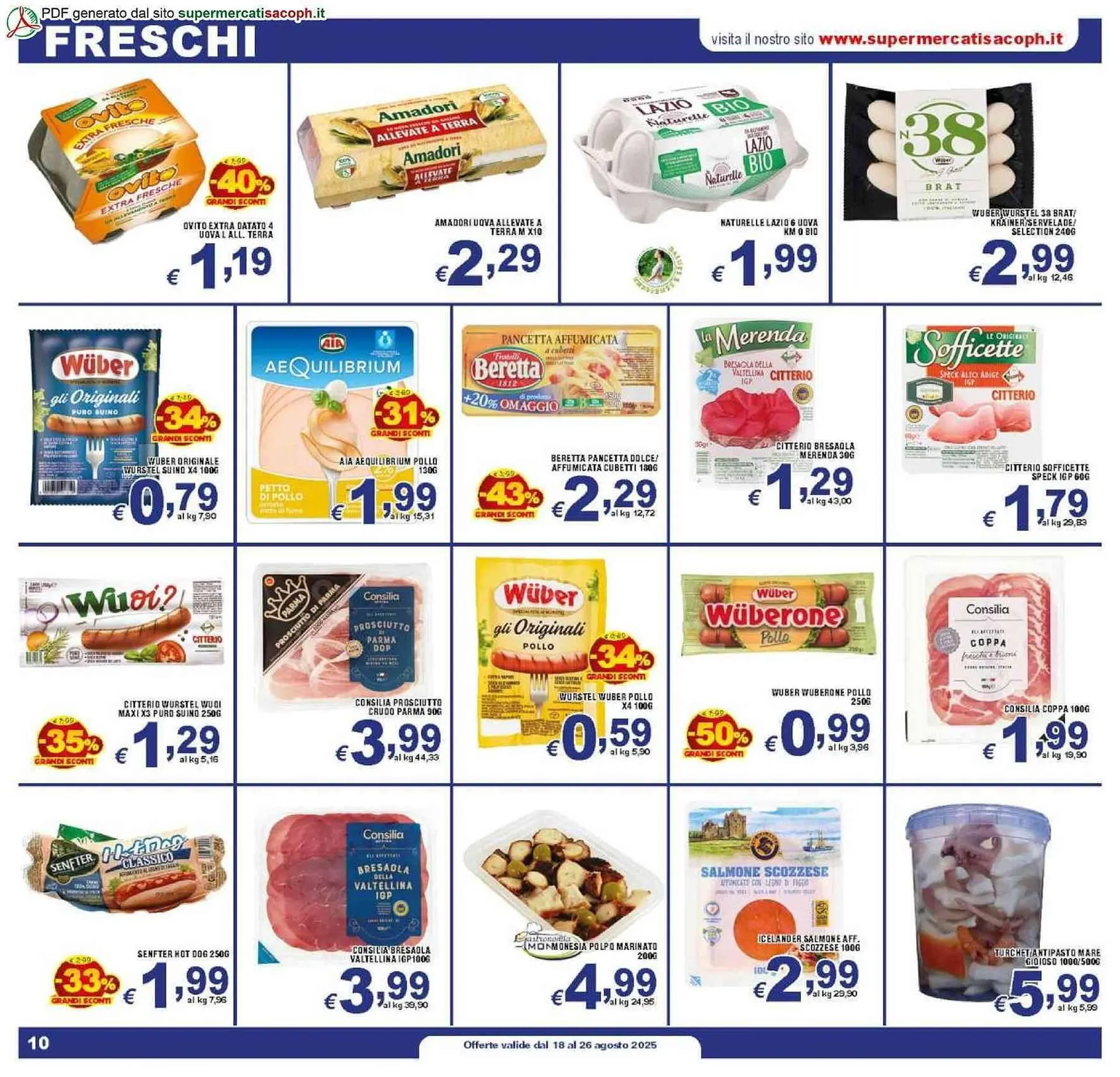 Volantino Sacoph da 18 agosto a 26 agosto di 2025 - Pagina del volantino 10