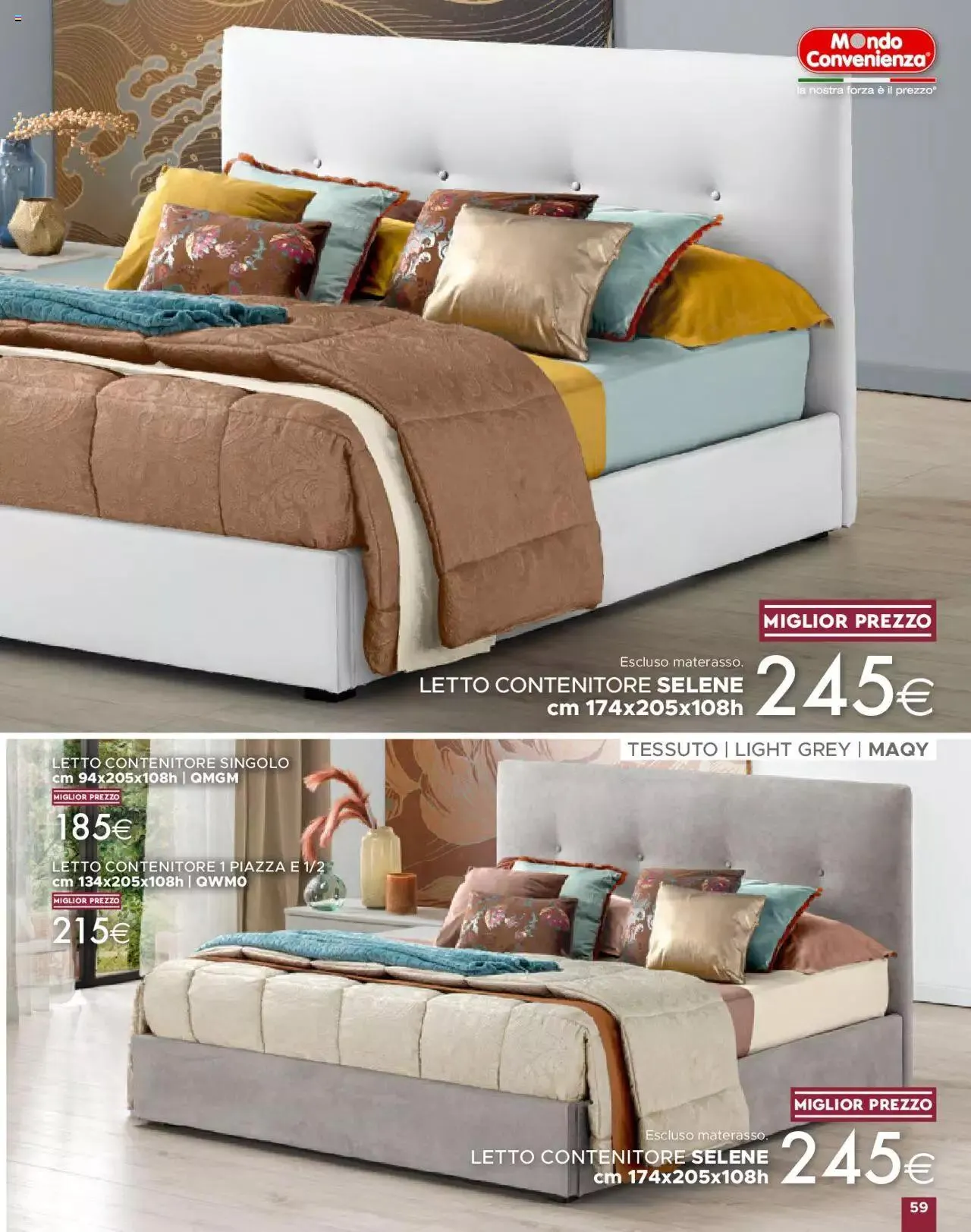 Volantino Mondo Convenienza da 1 ottobre a 31 dicembre di 2023 - Pagina del volantino 61