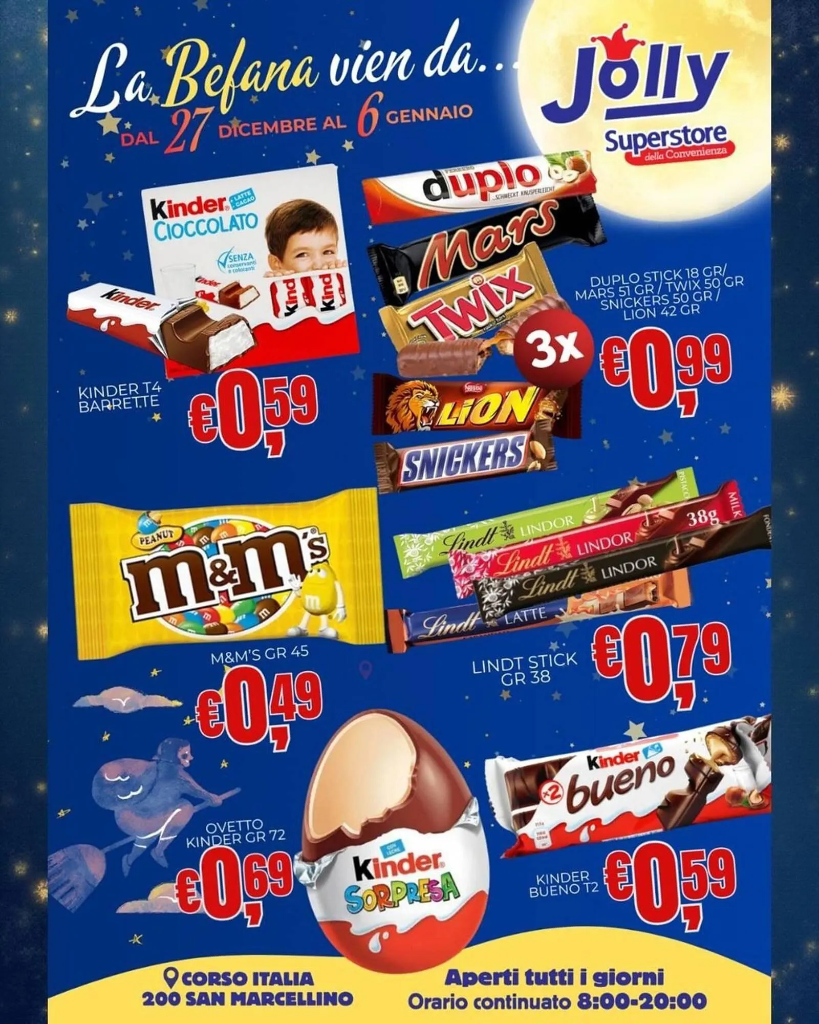 Volantino Jolly Market da 27 dicembre a 6 gennaio di 2026 - Pagina del volantino 1