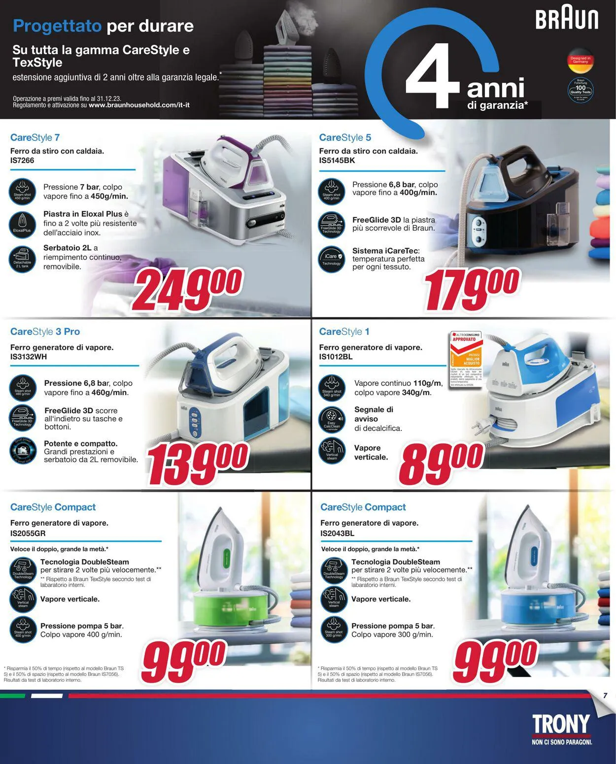 Trony - Napoli Volantino attuale da 20 luglio a 6 agosto di 2023 - Pagina del volantino 7