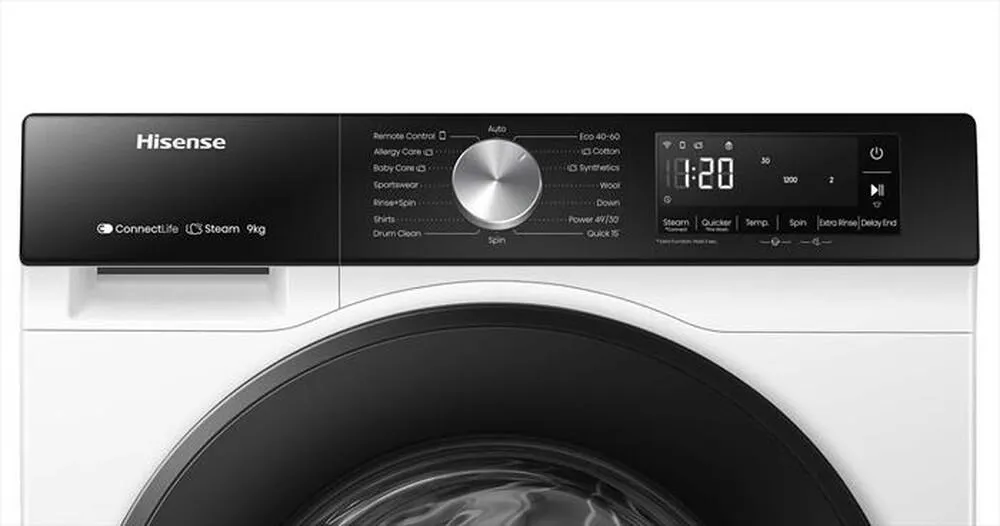 HISENSE - Lavatrice WF3S9043BW3 9 Kg Classe A-Bianco
