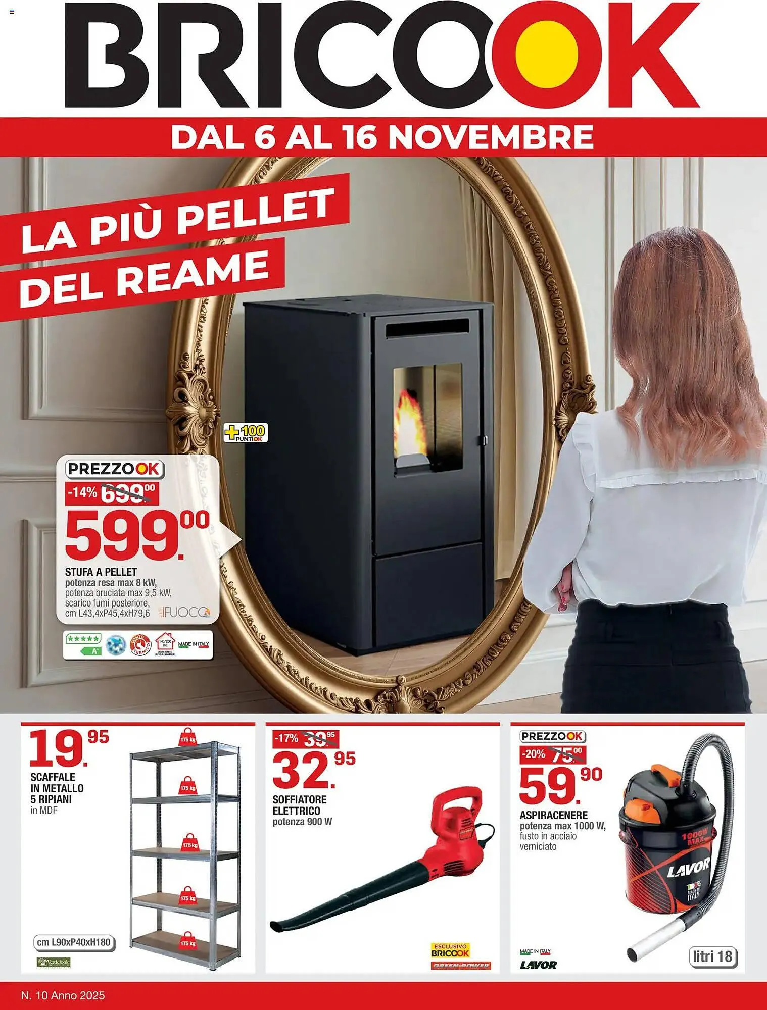 Volantino Brico OK da 6 novembre a 16 novembre di 2025 - Pagina del volantino 1