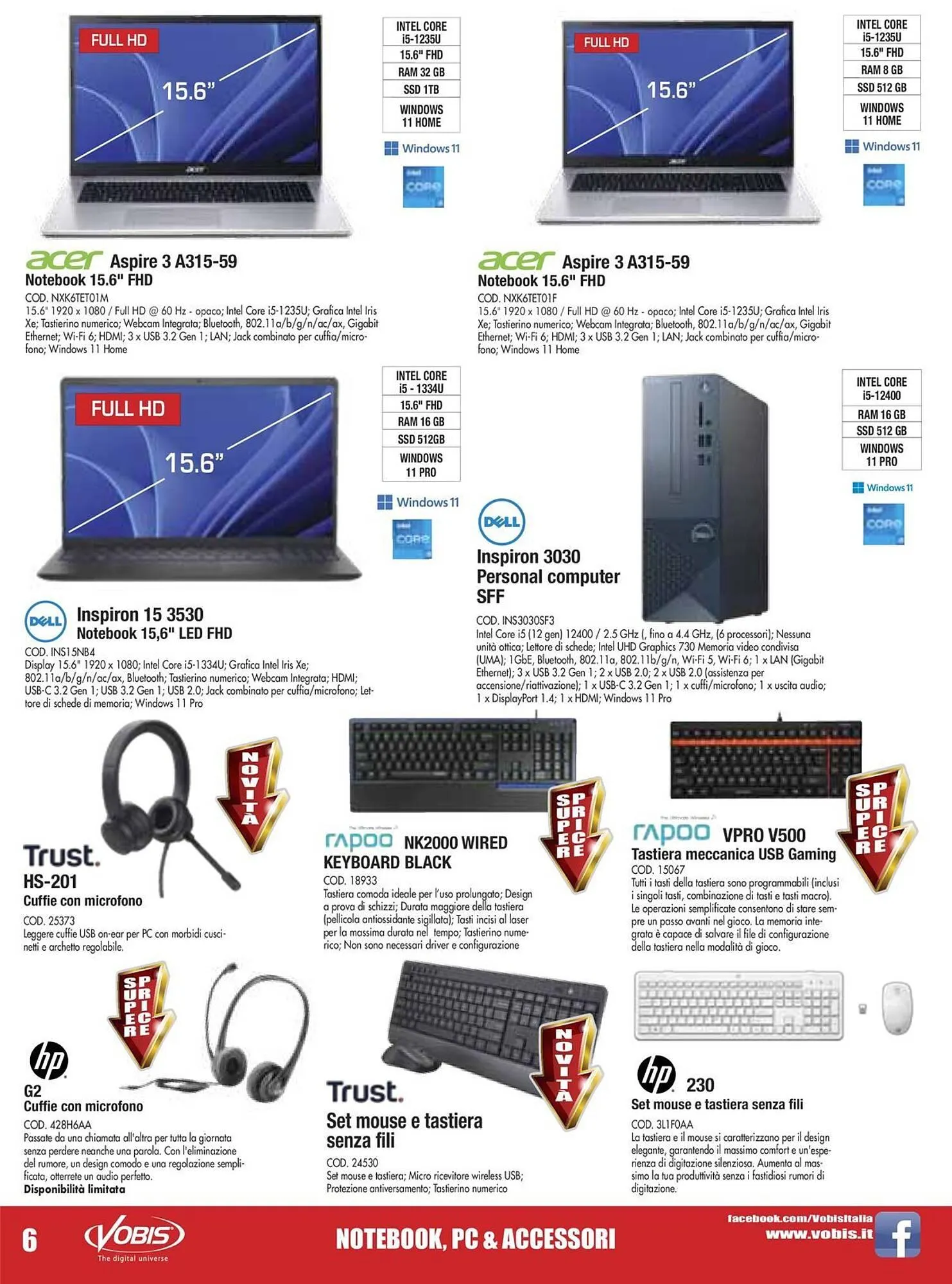 Volantino Vobis da 17 aprile a 1 dicembre di 2025 - Pagina del volantino 6