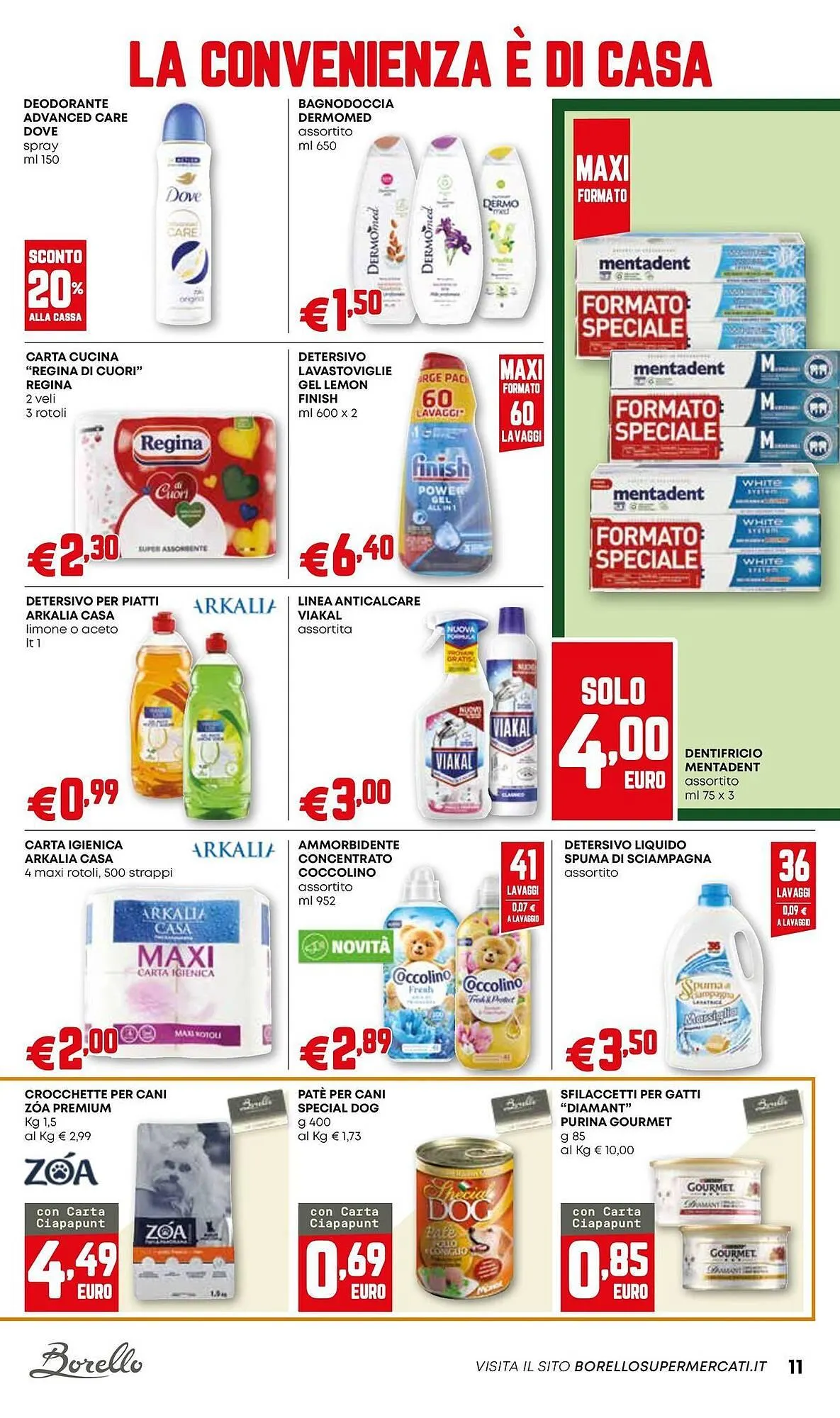 Volantino Borello Supermercati da 29 maggio a 11 giugno di 2025 - Pagina del volantino 11