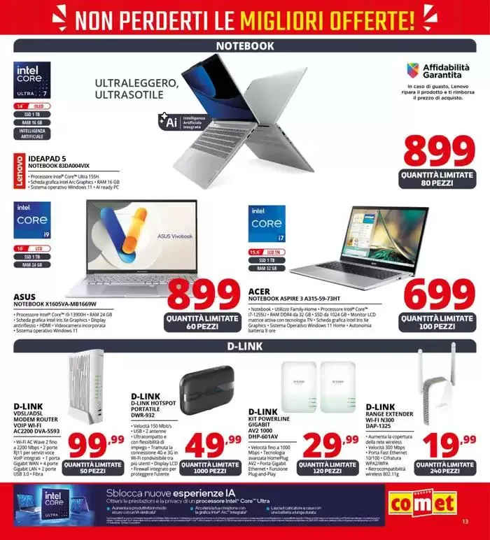 Sorprese tech da Comet! da 17 aprile a 28 aprile di 2025 - Pagina del volantino 13