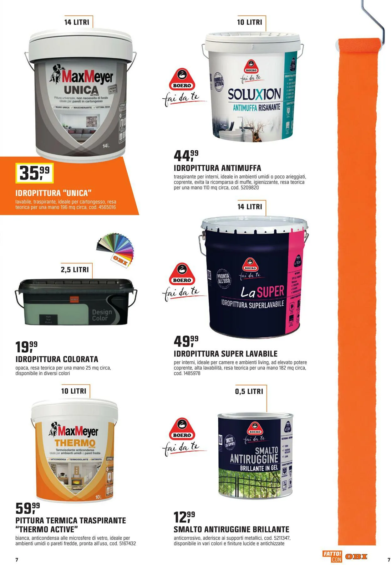 OBI Volantino attuale da 19 luglio a 17 agosto di 2023 - Pagina del volantino 7