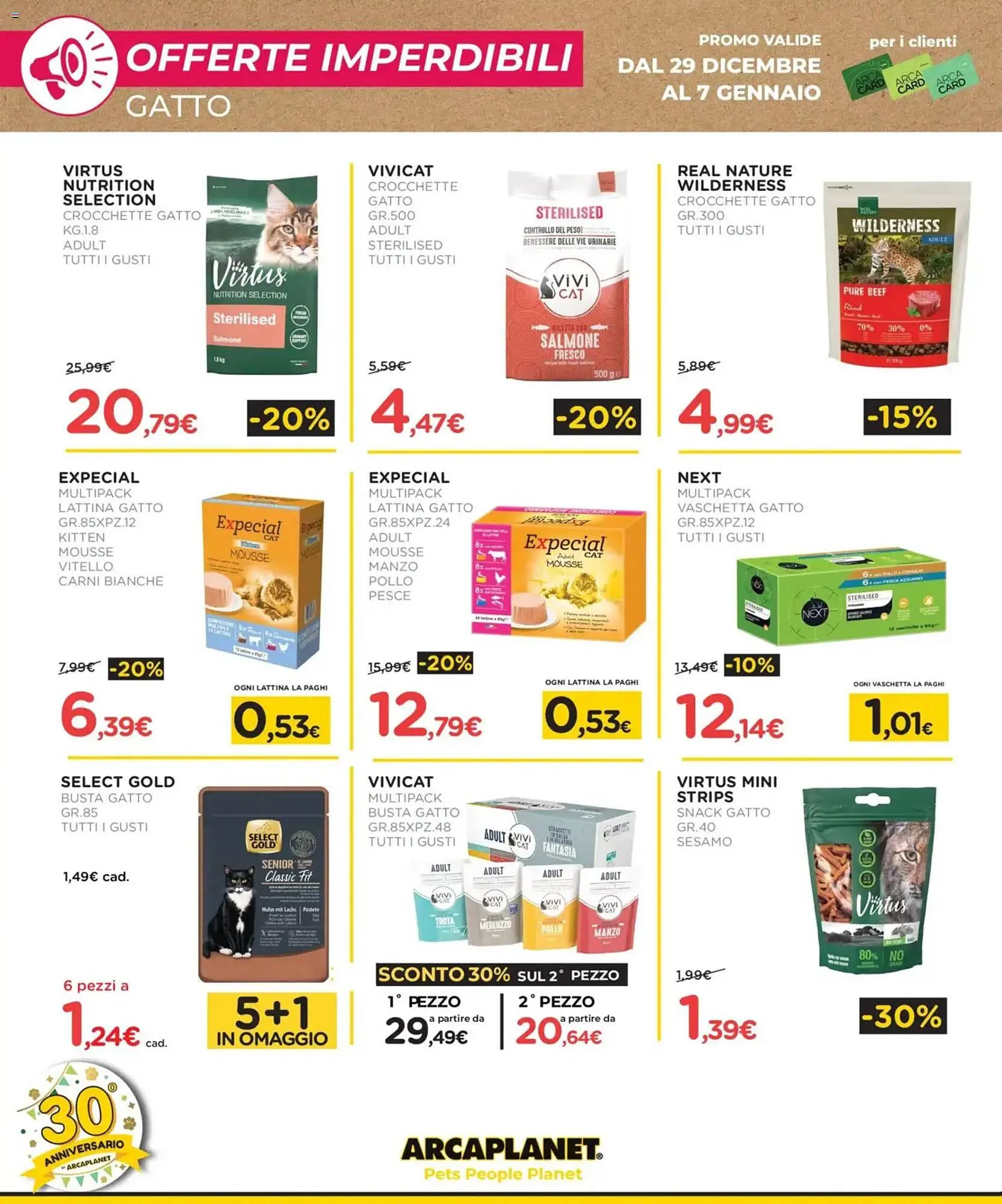 Volantino Arcaplanet da 29 dicembre a 7 gennaio di 2026 - Pagina del volantino 2