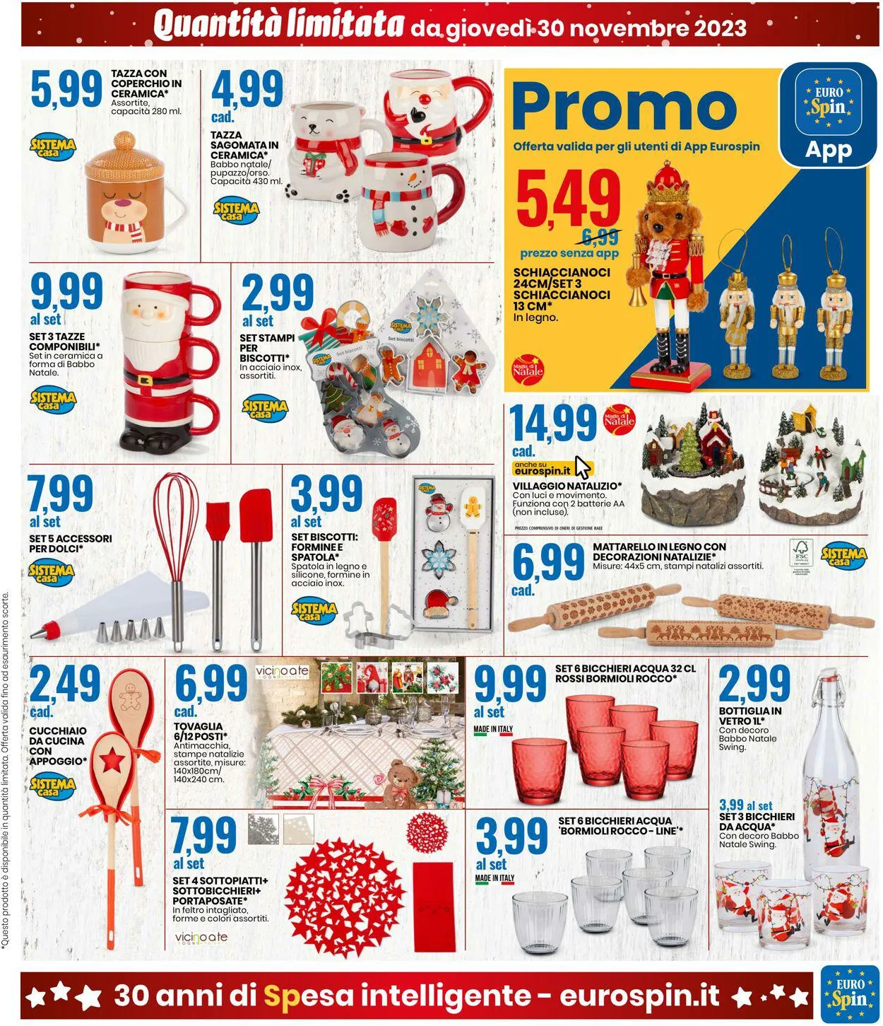 EURO Spin Volantino attuale da 30 novembre a 10 dicembre di 2023 - Pagina del volantino 19
