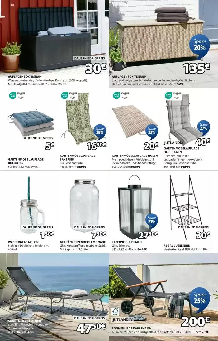 Ein großartiges Angebot für deinen Garten da 8 maggio a 4 giugno di 2025 - Pagina del volantino 10